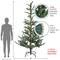 9ft. Pre-Lit Real Touch™ Nordmann Fir Slim Artificial Christmas Tree, Warm Clear LED Lights
